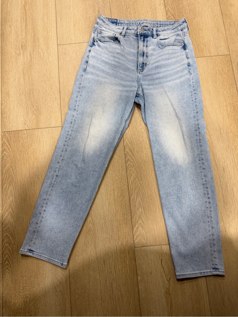 American Eagle Outfitters Light Blue High-Rise Slim Jeans